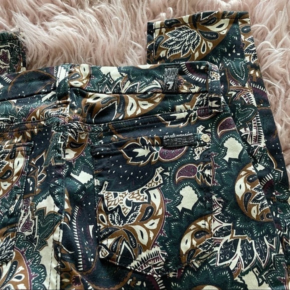 7 For All Mankind Paisley Print Pants Side 25 - Picture 10 of 13